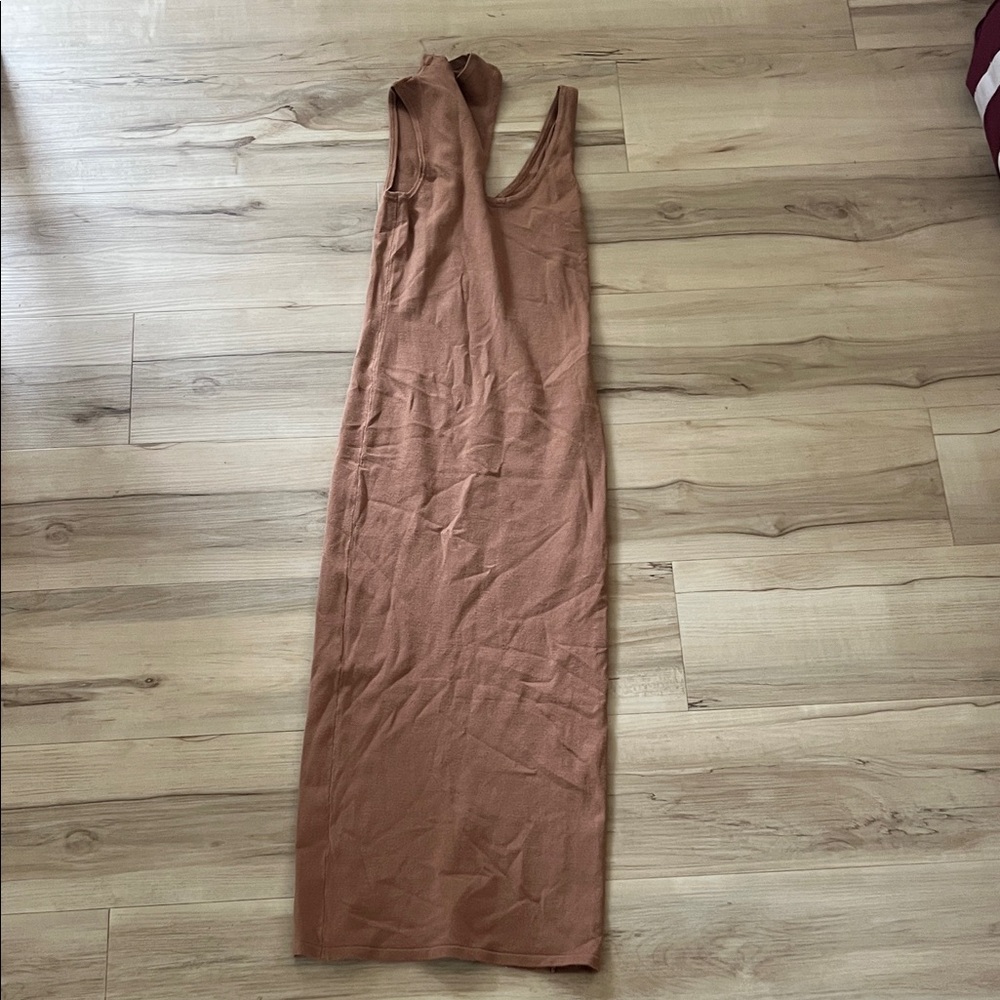 Camila Coelho Tan Maxi Dress